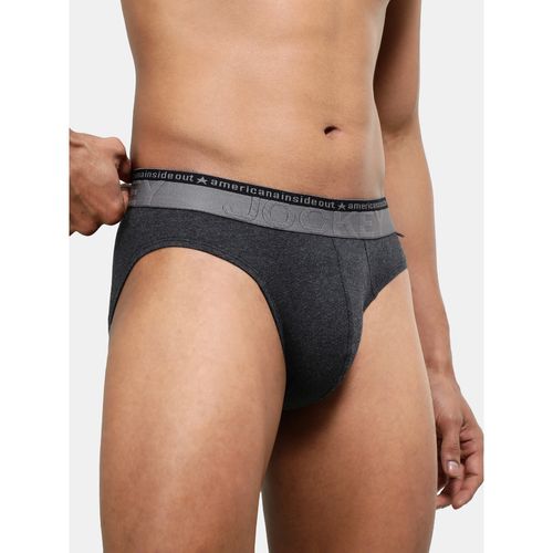 Men's Stretch Solid Briefs Pack of 2