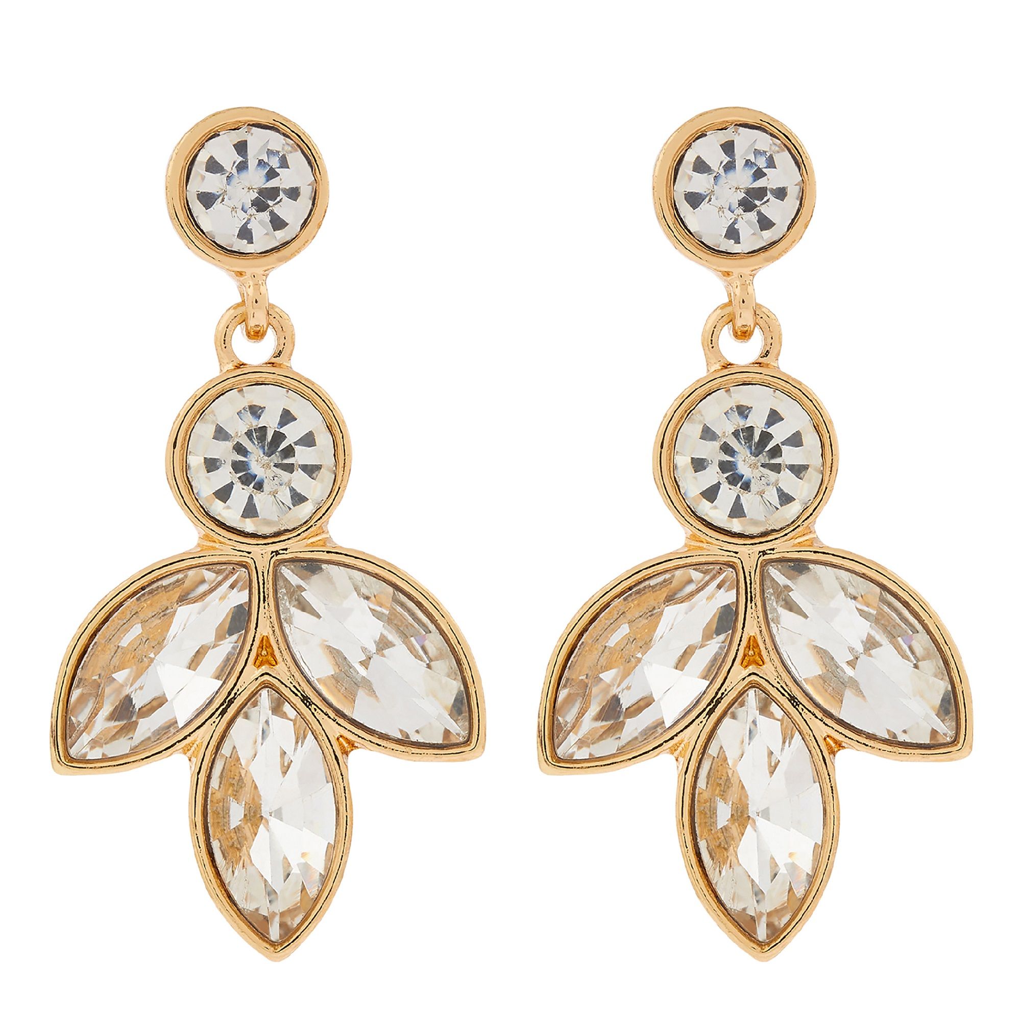 Accessorize London Kate Petal Short Drop Earrings Buy Accessorize London Kate Petal Short Drop