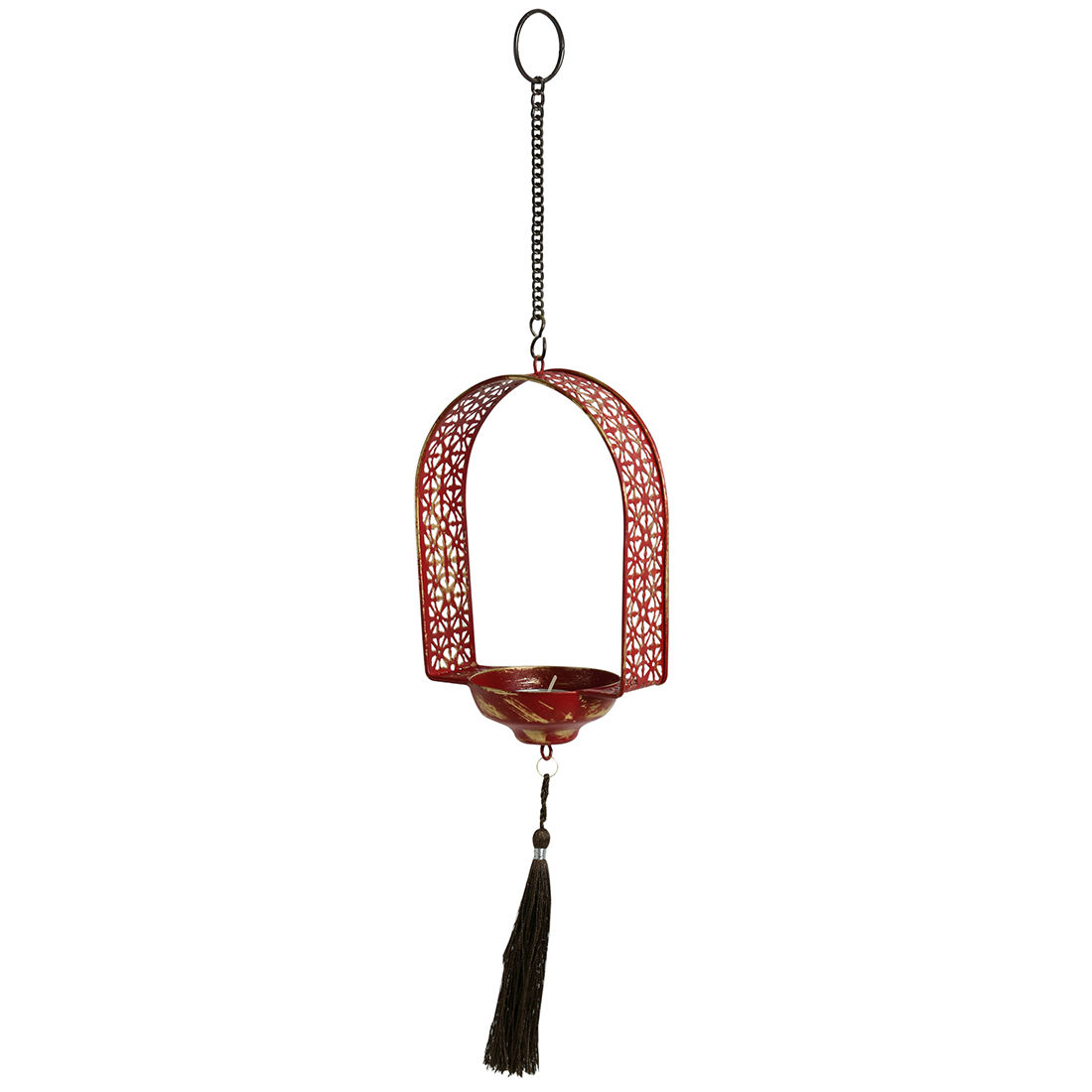 ExclusiveLane Rustic Mughal Door' Handcrafted TeaLight Holder