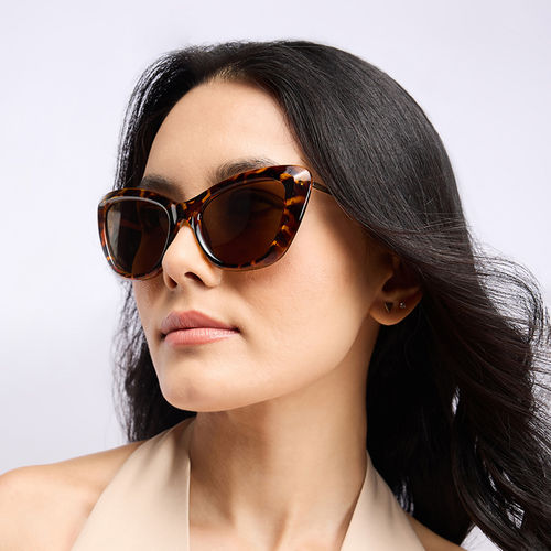 Buy Twenty Dresses by Nykaa Fashion Brown Animal Print Thick Rim