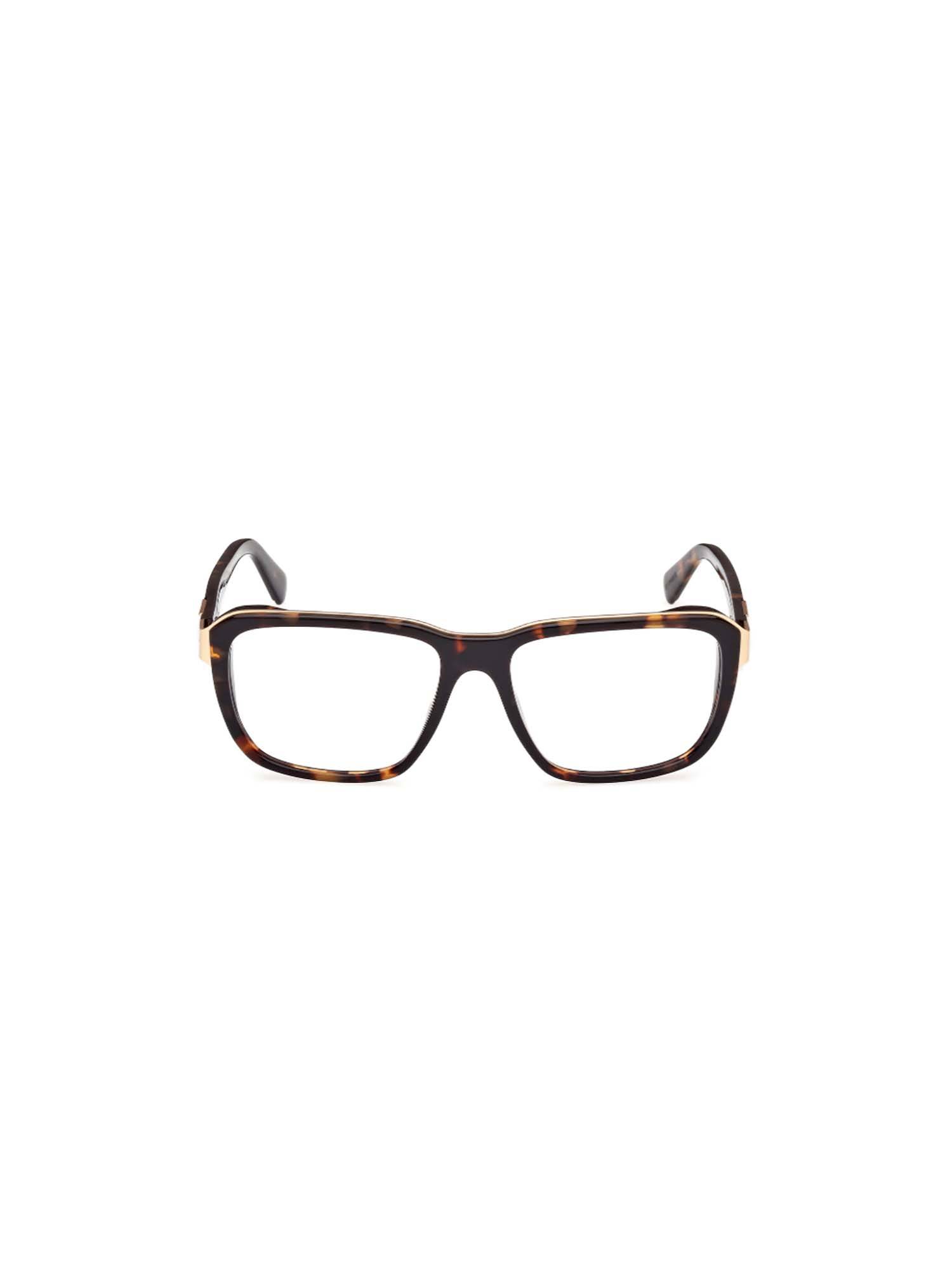 Guess Brown Rectangular Shaped Frame For Men (GU5013755052FR) (55)
