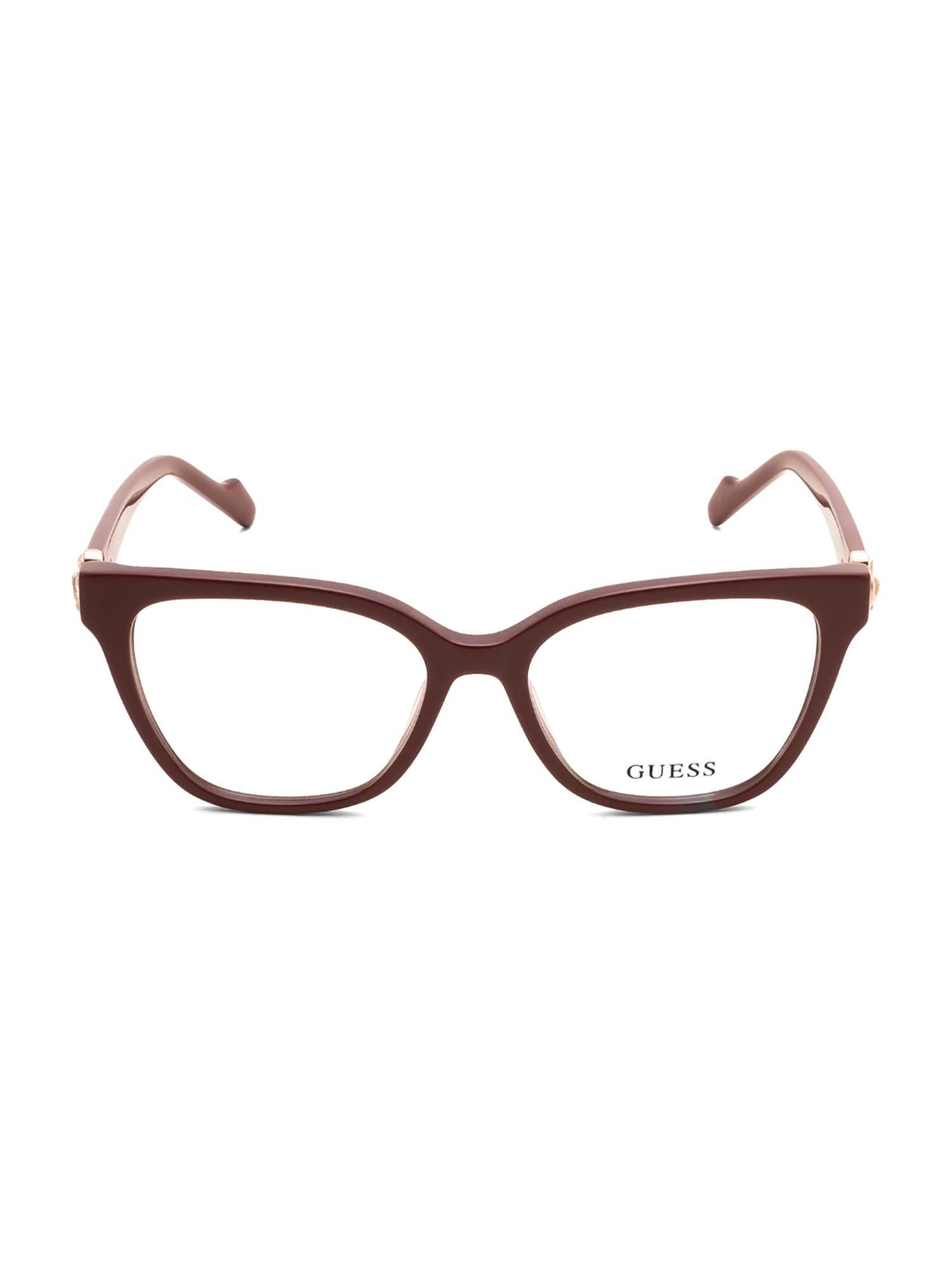 Guess Bordeaux Cat Eye Shaped Frame For Women (GU5042952069FR) (52)