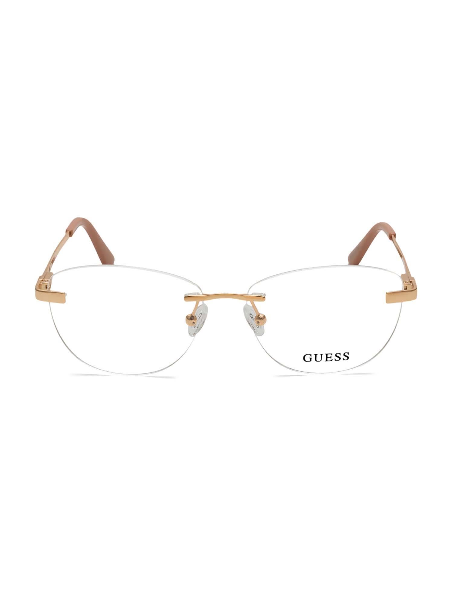 Guess Gold Oval Shaped Frame For Women (GU5045953033FR) (53)