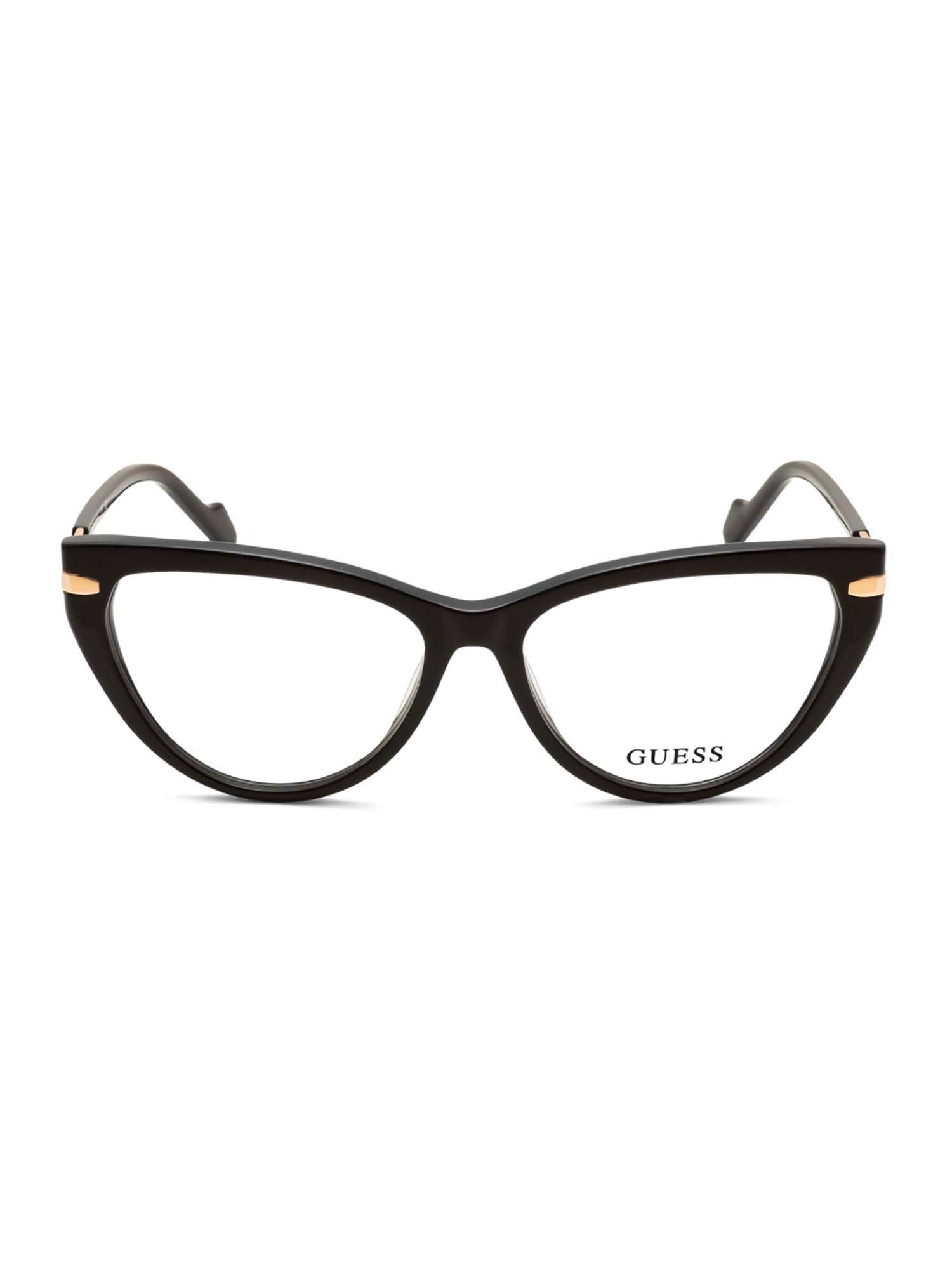 Guess Black Cat Eye Shaped Frame For Women (GU5046352001FR) (52)