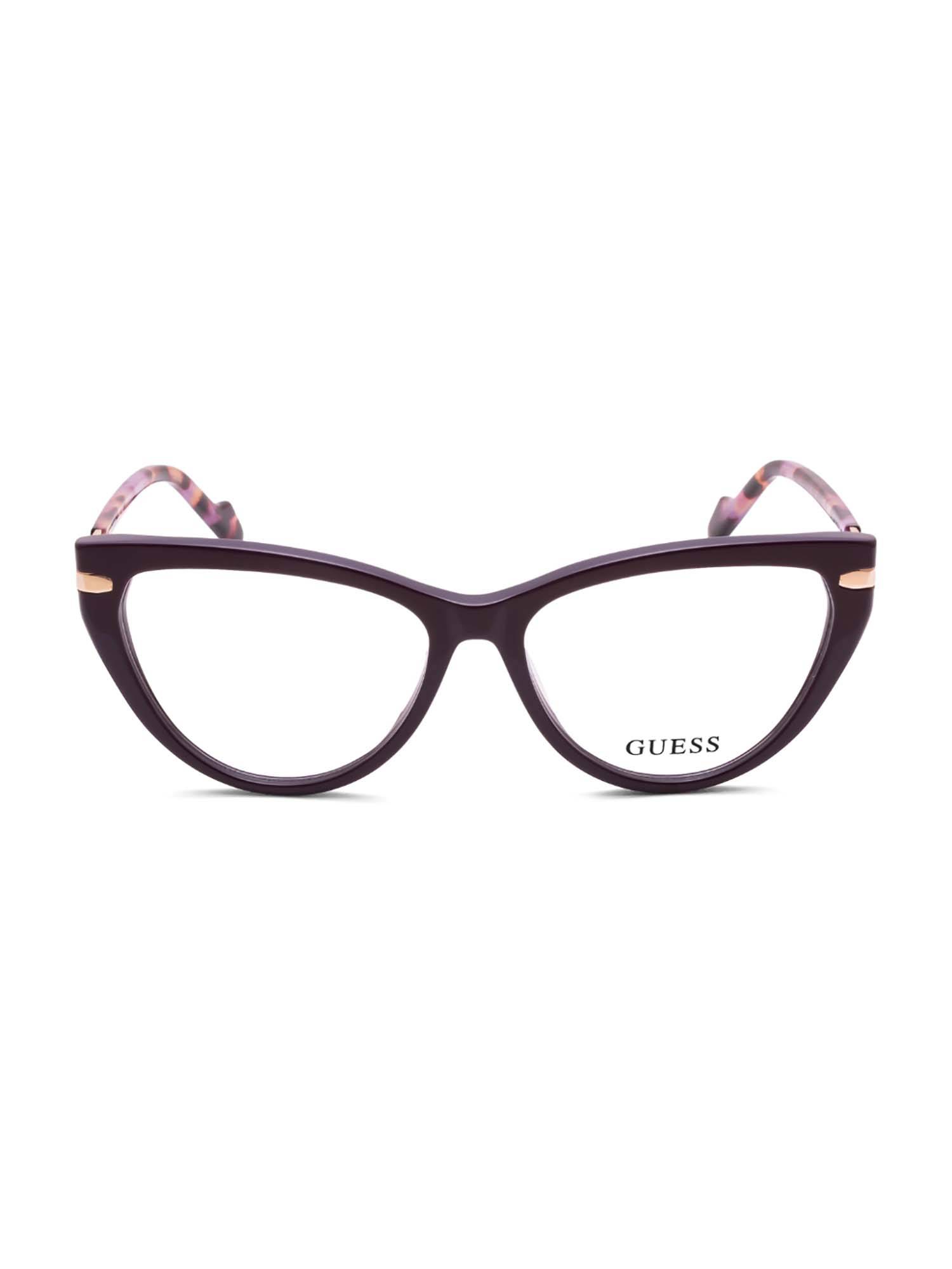 Guess Purple Cat Eye Shaped Frame For Women (GU5046352081FR) (52)