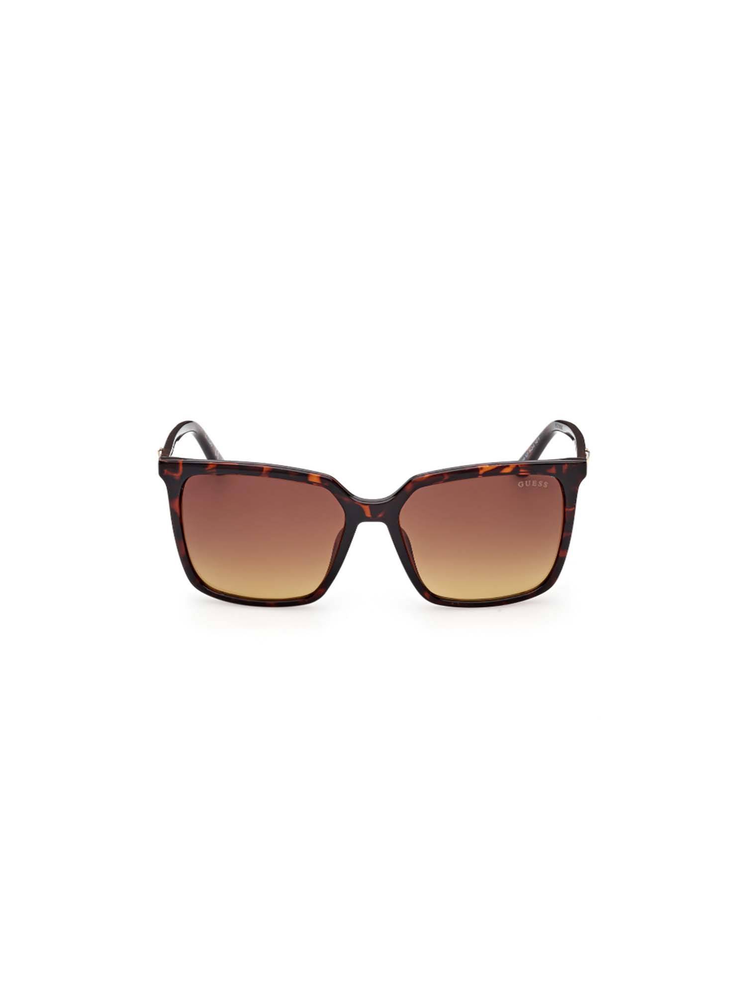 Guess Brown 100% UV Protected Square Shaped Sunglass For Women (GUS0025852F56SG) (56)