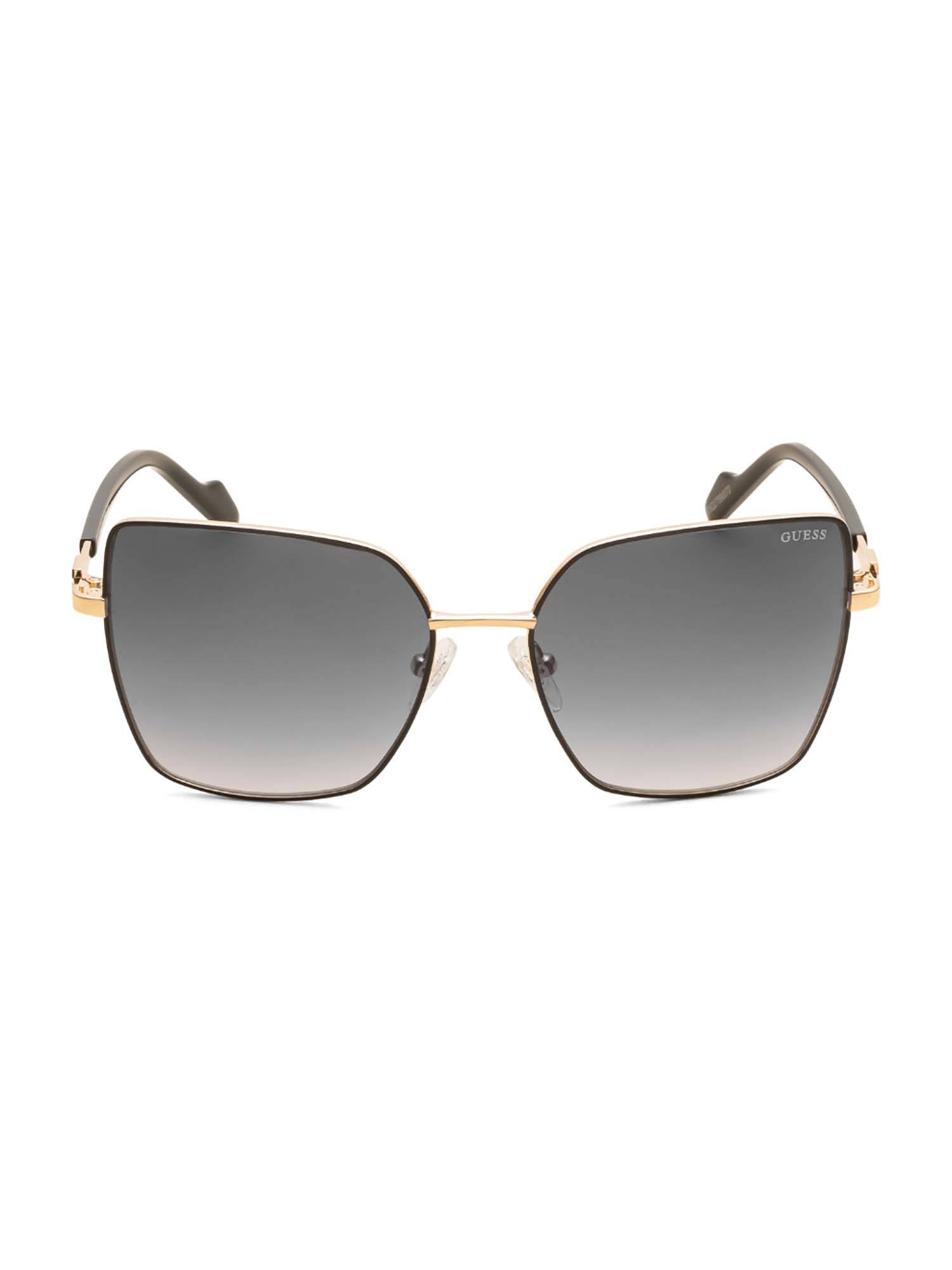 Guess Grey 100% UV Protected Cat Eye Shaped Sunglass For Women (GUS003775602BSG) (56)