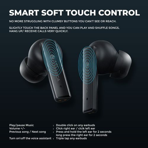 Buy Corseca Sonique Truly Wireless Earphones upto 22 Hrs Playtime
