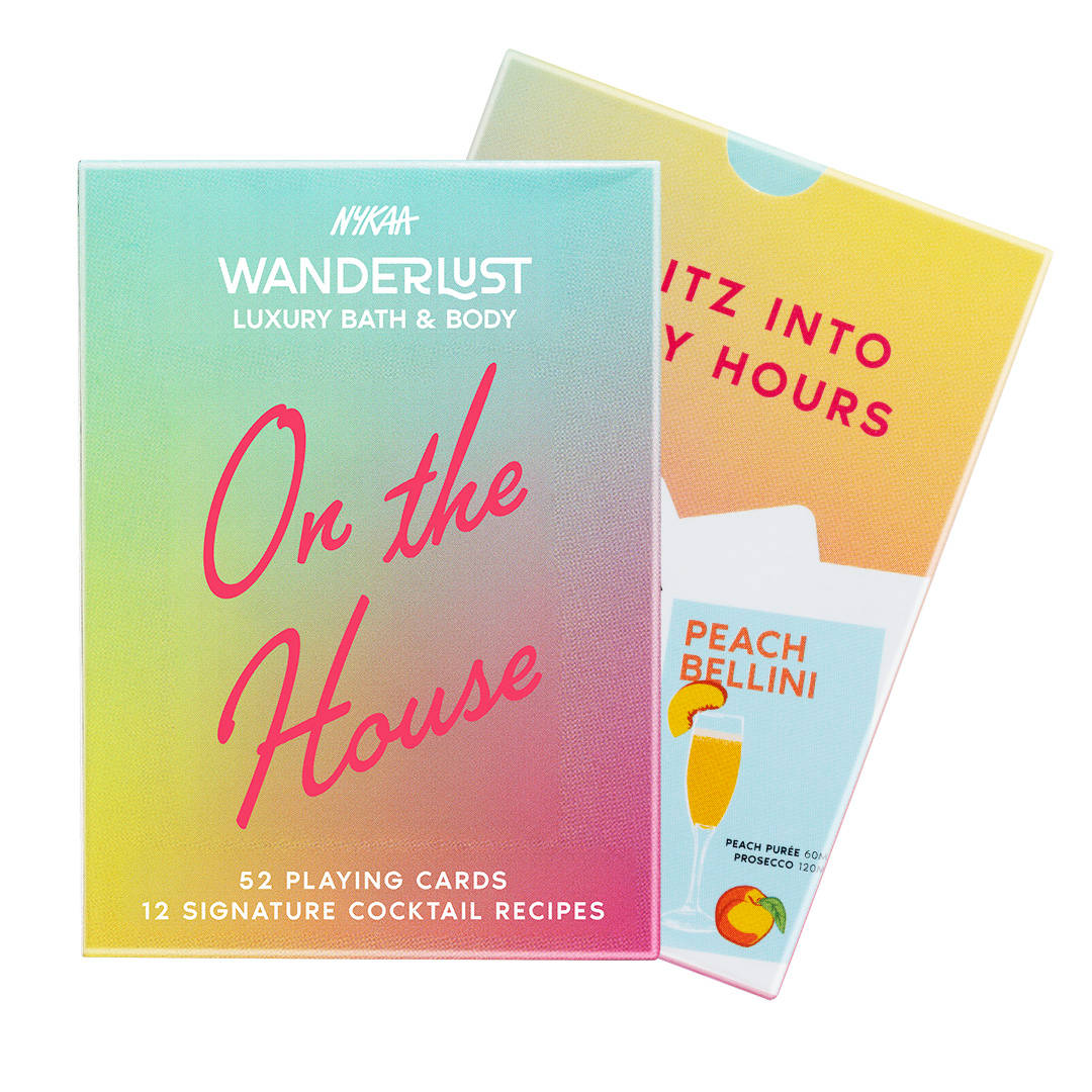 Nykaa Wanderlust Limited Edition Cocktail Recipe Playing Cards