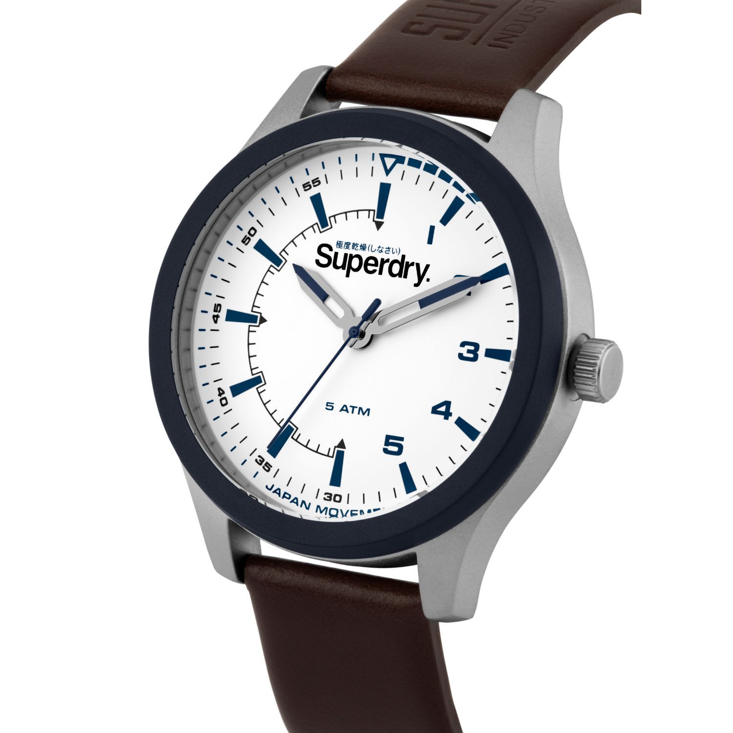 Superdry Rebel Challenger Quartz White Round Dial Men's Watch