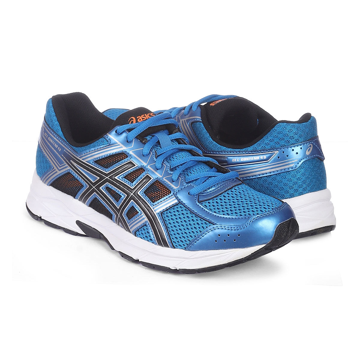 ASICS Gel contend 4b Blue Mens Running Shoes