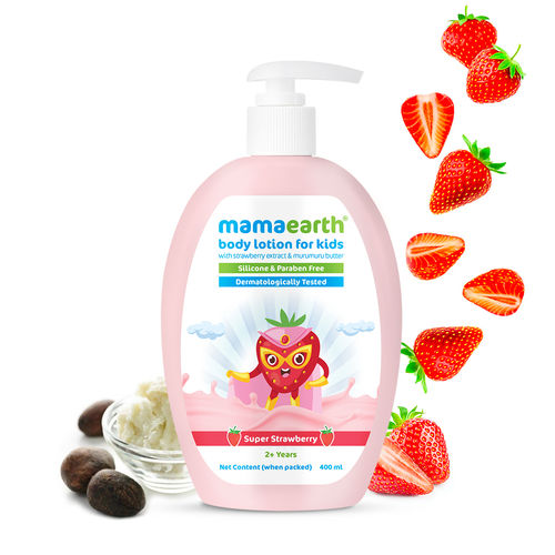Mamaearth Super Strawberry Body Lotion & Cream For Kids With ...