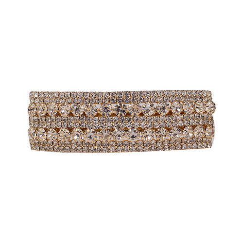 Golden Peacock Gold Embellished French Barrette Clip Buy Golden Peacock Gold Embellished French Barrette Clip Online At Best Price In India Nykaa