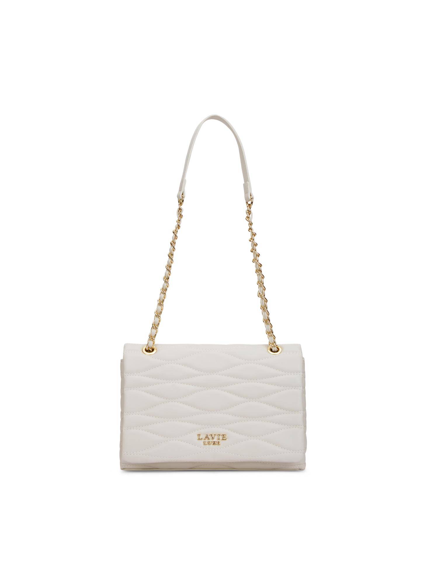 Lavie Luxe Women's Juli Sling Bag (Off White) (M)