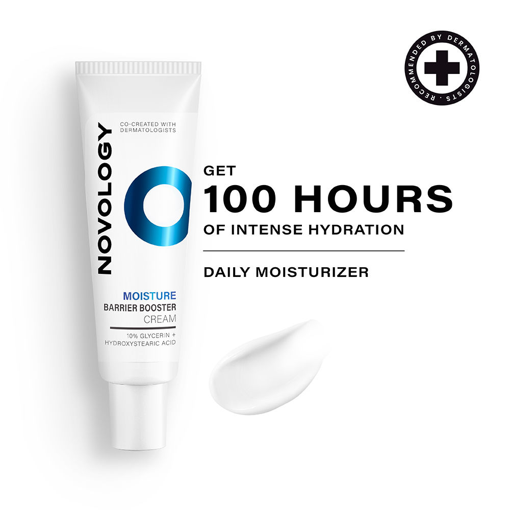 Novology Moisture Barrier Booster Face Cream For 100 Hours Of Hydration, For Dry Skin
