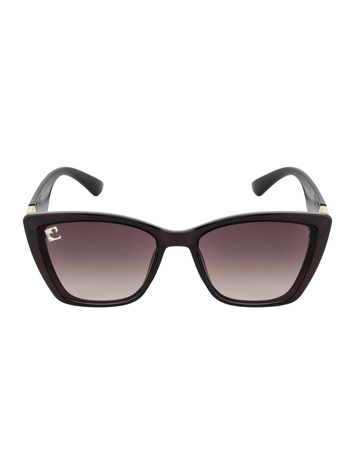 Clark N Palmer Brown Gradient Lens Cat Eye Sunglasses for Women-Cnp-St103-C2 (54)