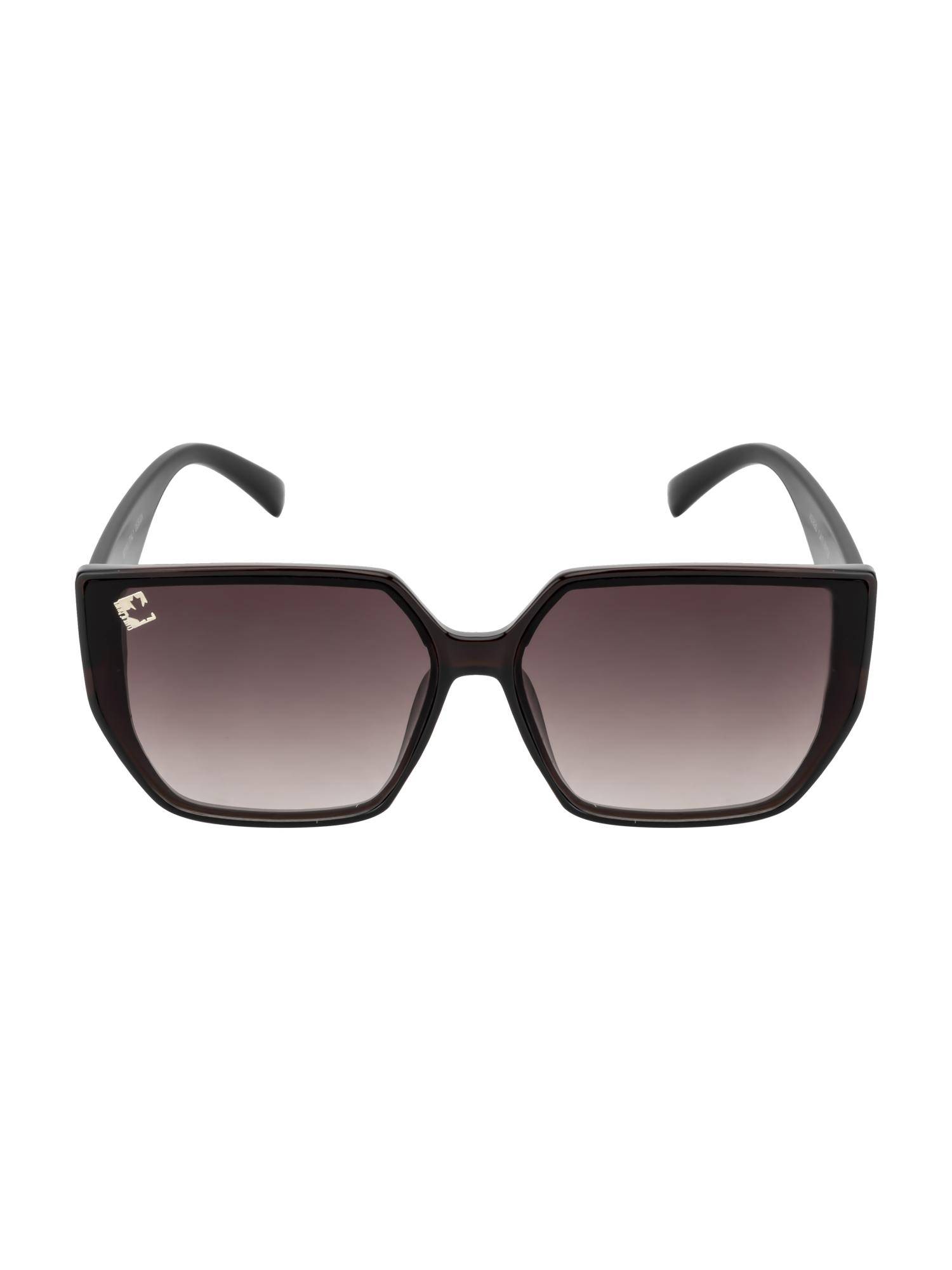 Clark N Palmer Brown Gradient Lens Square Sunglasses For Women-CNP-ST113-C2 (56)