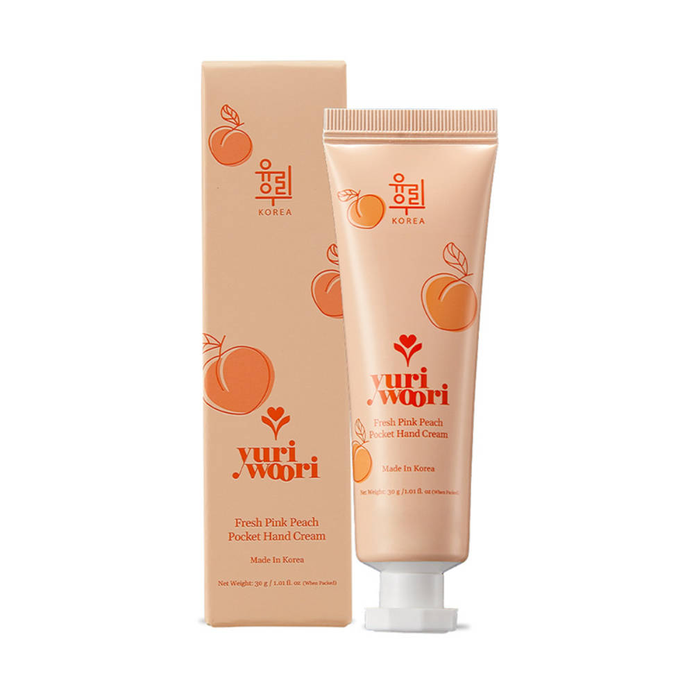 yuri woori Fresh Pink Peach Pocket Hand Cream
