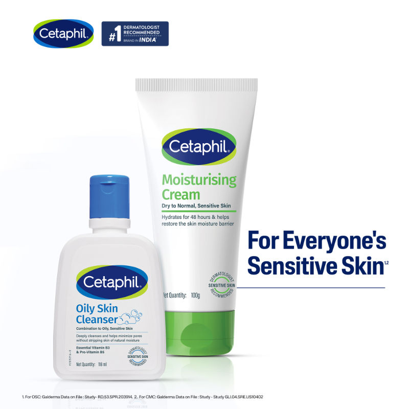 Cetaphil Oil Skin Cleansing & Moisturizing Combo