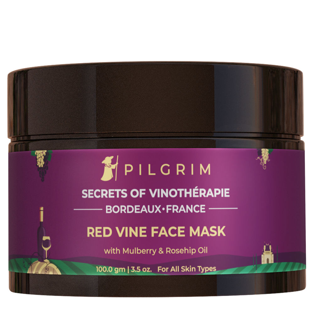Pilgrim Red Vine Face Mask with Mulberry & Rosehip Oil