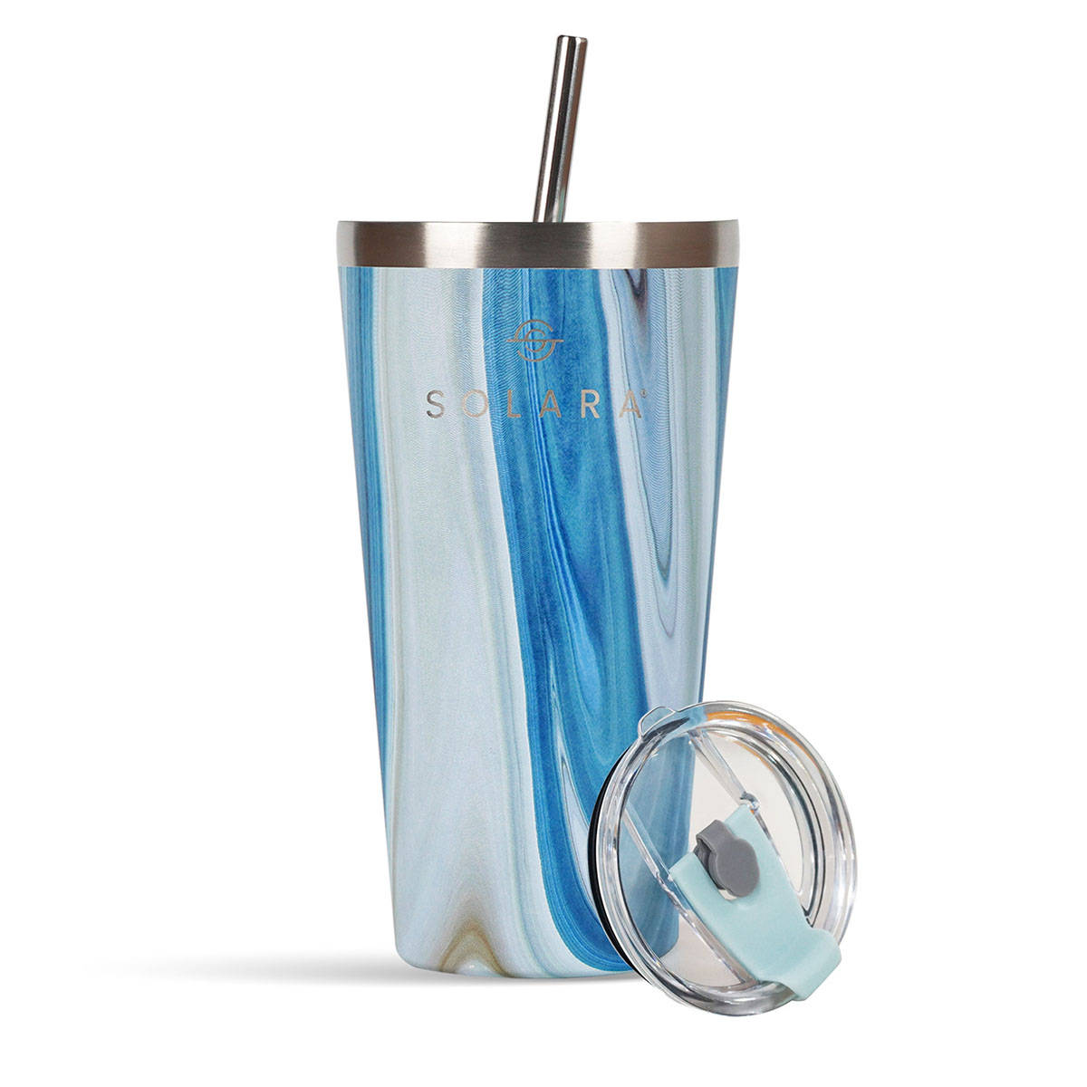 Solara Insulated Tumbler Multicolor Marble 475ml