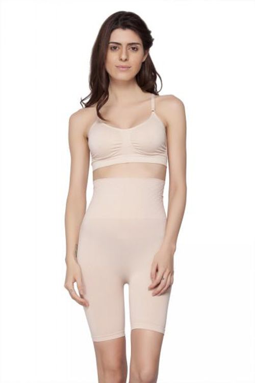 Buy C9 Airwear Seamless Women Solid Nude Thigh Shapewear Nude Online