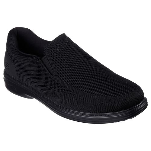 Buy SKECHERS ARCH FIT OGDEN GIL Black Slip On Online