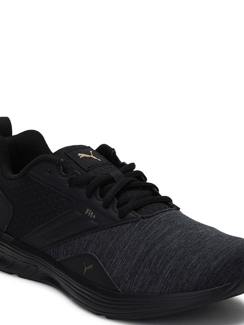 Buy Puma Nrgy Comet Unisex Black Running Shoes Online