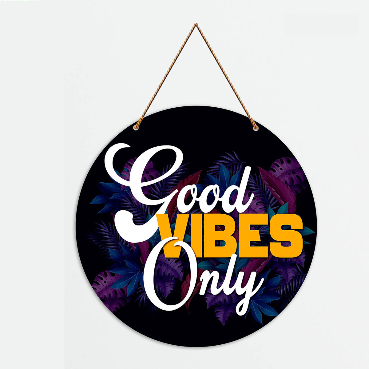 Buy Art Vibes MultiColour Wooden Wall Hanging for Home Decoration Online