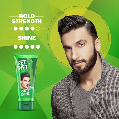 Set Wet Hair Gel for Men Vertical Hold| Strong Hold High Shine | No Alcohol  No Sulphate: Buy Set Wet Hair Gel for Men Vertical Hold| Strong Hold High  Shine | No