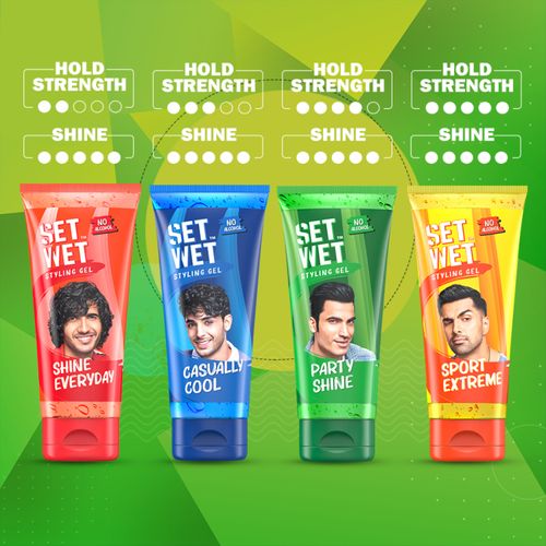Set Wet Hair Gel for Men Vertical Hold| Strong Hold High Shine | No Alcohol  No Sulphate: Buy Set Wet Hair Gel for Men Vertical Hold| Strong Hold High  Shine | No