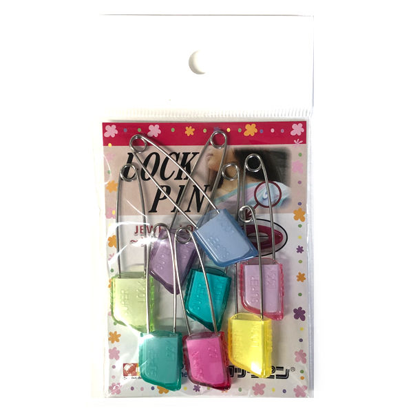 Lockpin M200 Japan Sare Hijab Gown Brooch Japanese Steel Superlock L Safety Pin (Color May Vary)