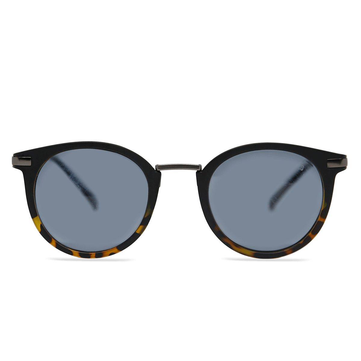 Enrico Red Polycarbonate Round Lenon Unisex Sunglasses