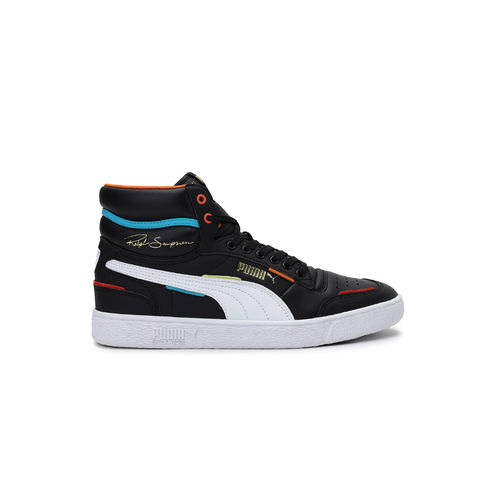 Puma Ralph Sampson Mid Pop Unisex Black Sneakers