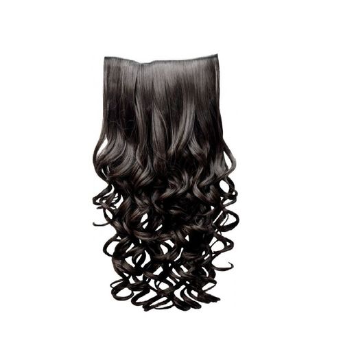 Artifice Clip 26 Curly-Wavy Hair Extension Natural Dark Brown