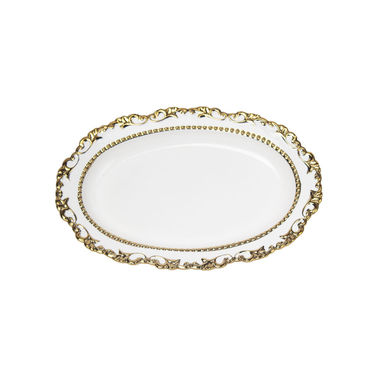 Voncasa Golden Edge Glazed Serveware Dish Buy Voncasa Golden Edge