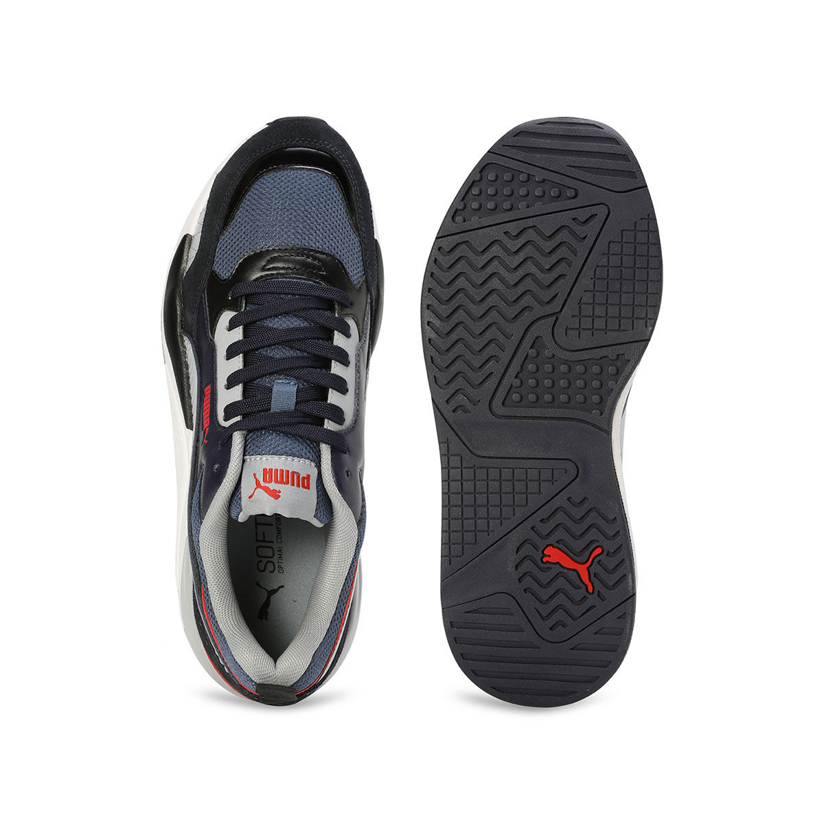 papua555  Buy Puma X-Ray 2 Square SD Res Unisex Black Sneakers Online