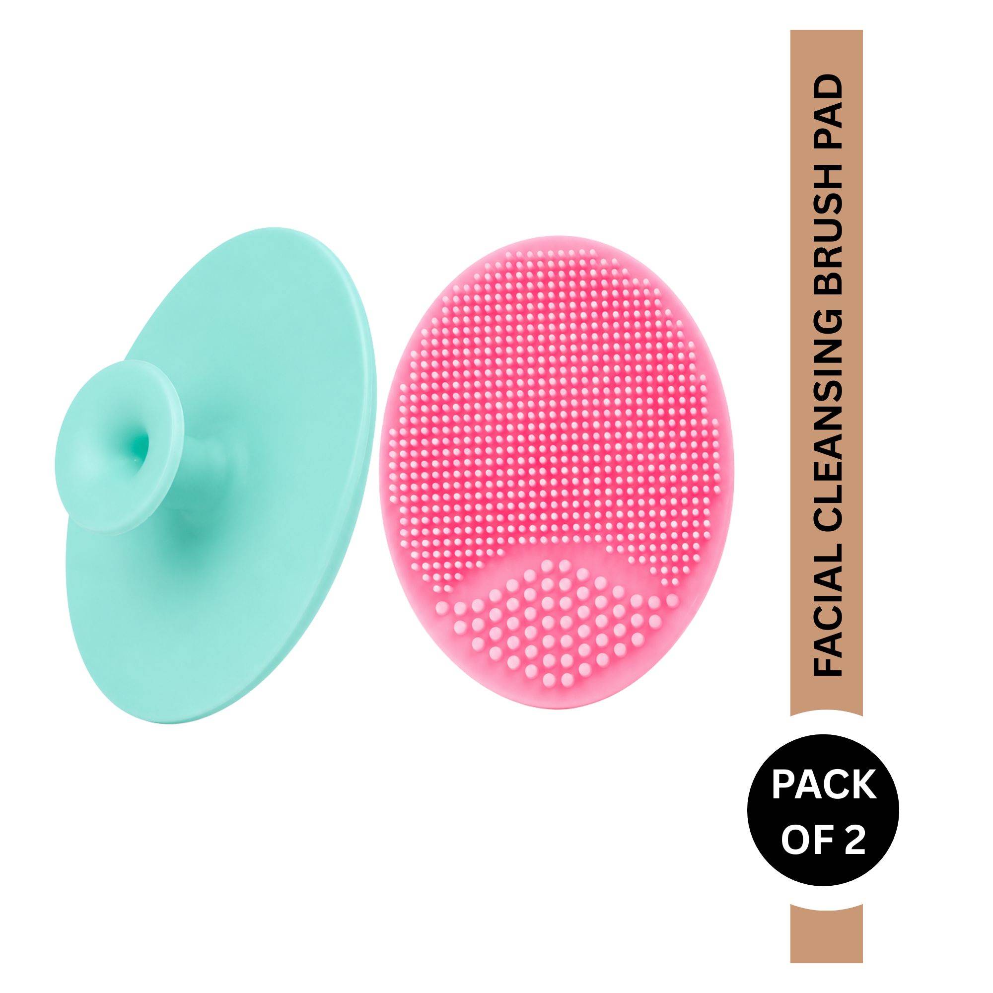 Kayanara Soft Silicone Face Scrubber and Facial Cleansing Brush Pad for Deep Cleansing Pack of 2