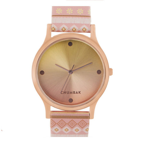 Buy TEAL by Chumbak Ombre Aztec Watch-Peach Online