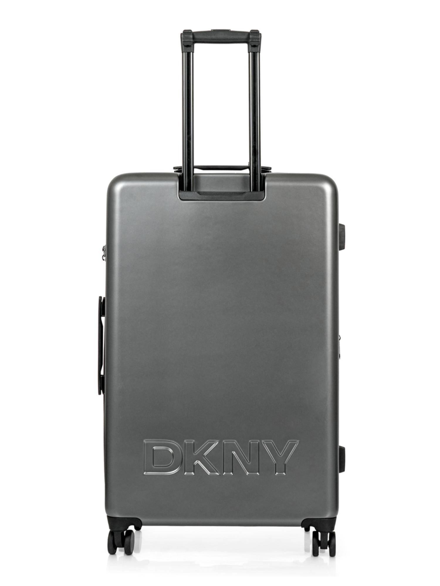 Buy DKNY Unisex Grey Textured Abs Composite Luggage Bag (Large) Online