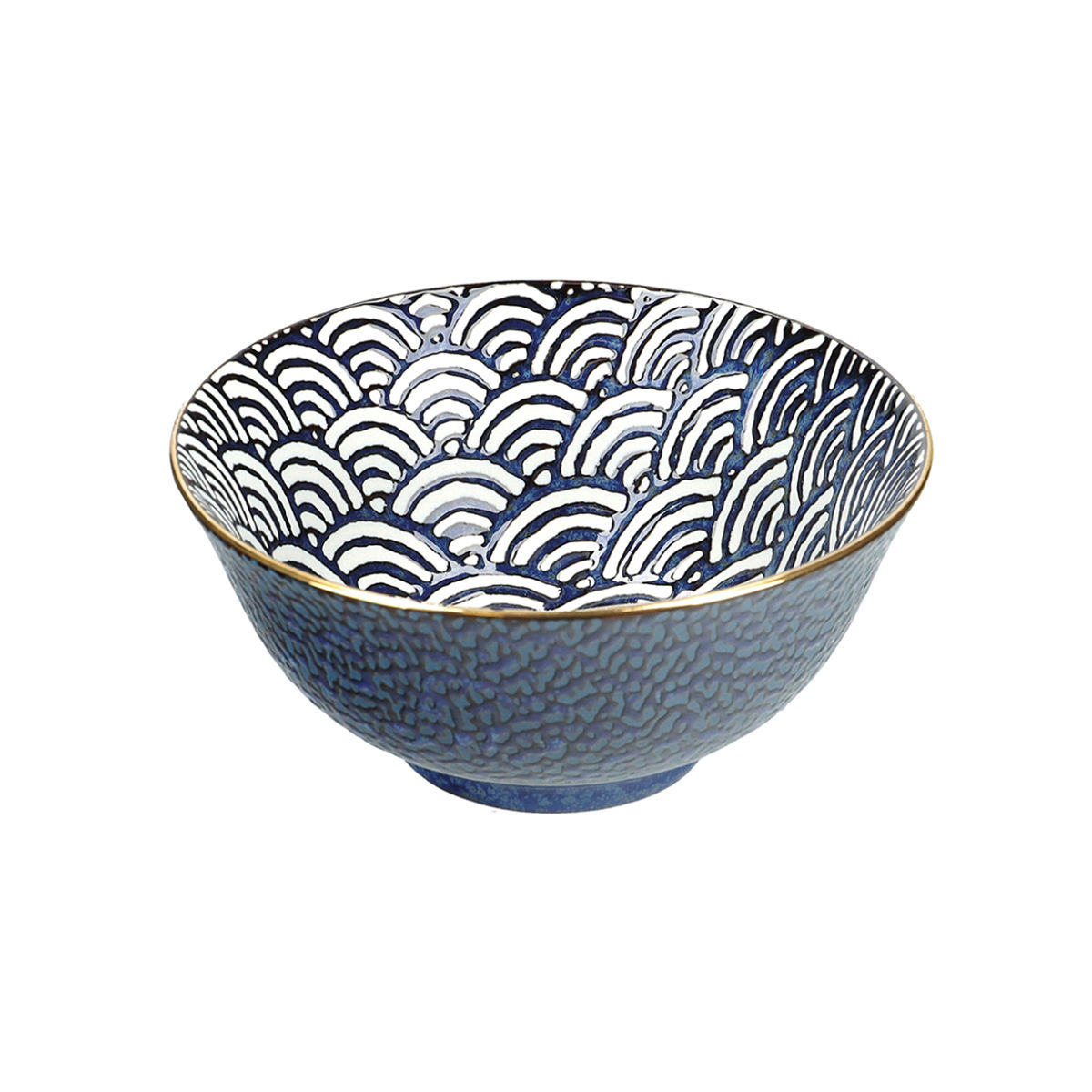Buy Mikasa Satori Miso Soup Bowl For thinKitchen, Inner Wave Pattern