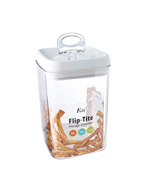 Felli Flip Tite Acrylic Rectangular Food Storage Transpa Container 3 4 Liters At Best In India Nykaa Felli Flip Tite Acrylic Rectangular, Acrylic Storage Containers India
