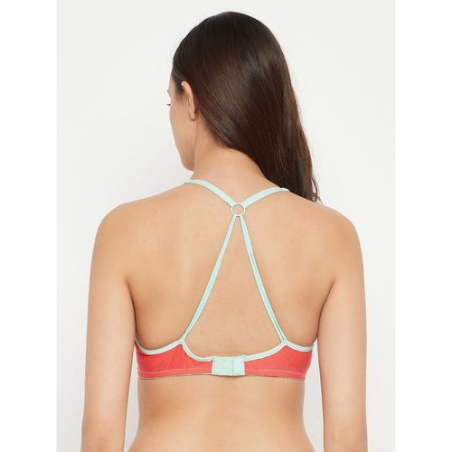 Buy Non-Padded Non-Wired Full Cup Printed Racerback Bra in