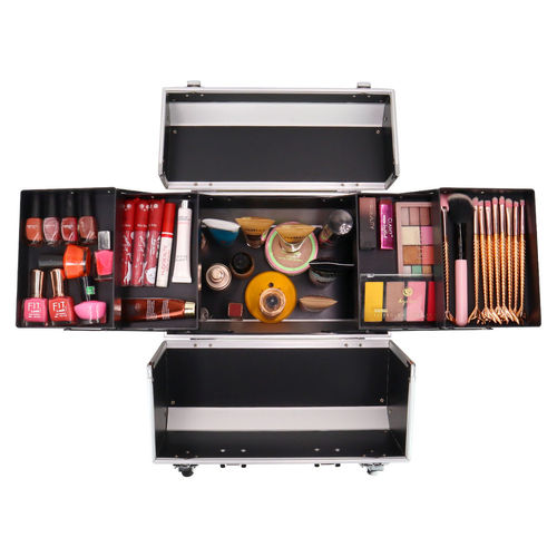 NFI Essentials Piece Makeup Box Cosmetic Box Jewellery Box Trousseau Box  Vanity Box, Set of 2