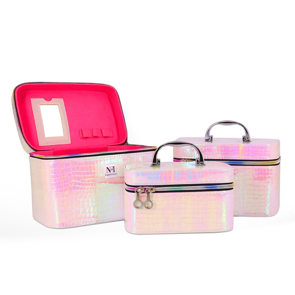 PU Women's Makeup Bag, Cosmetic Box, Vanity Case, Trousseau Box
