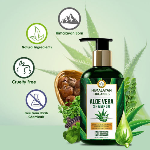 Buy Vlado's Himalayan Organics Aloevera Shampoo For Hair Loss Control &  Healthy Hair Growth Online