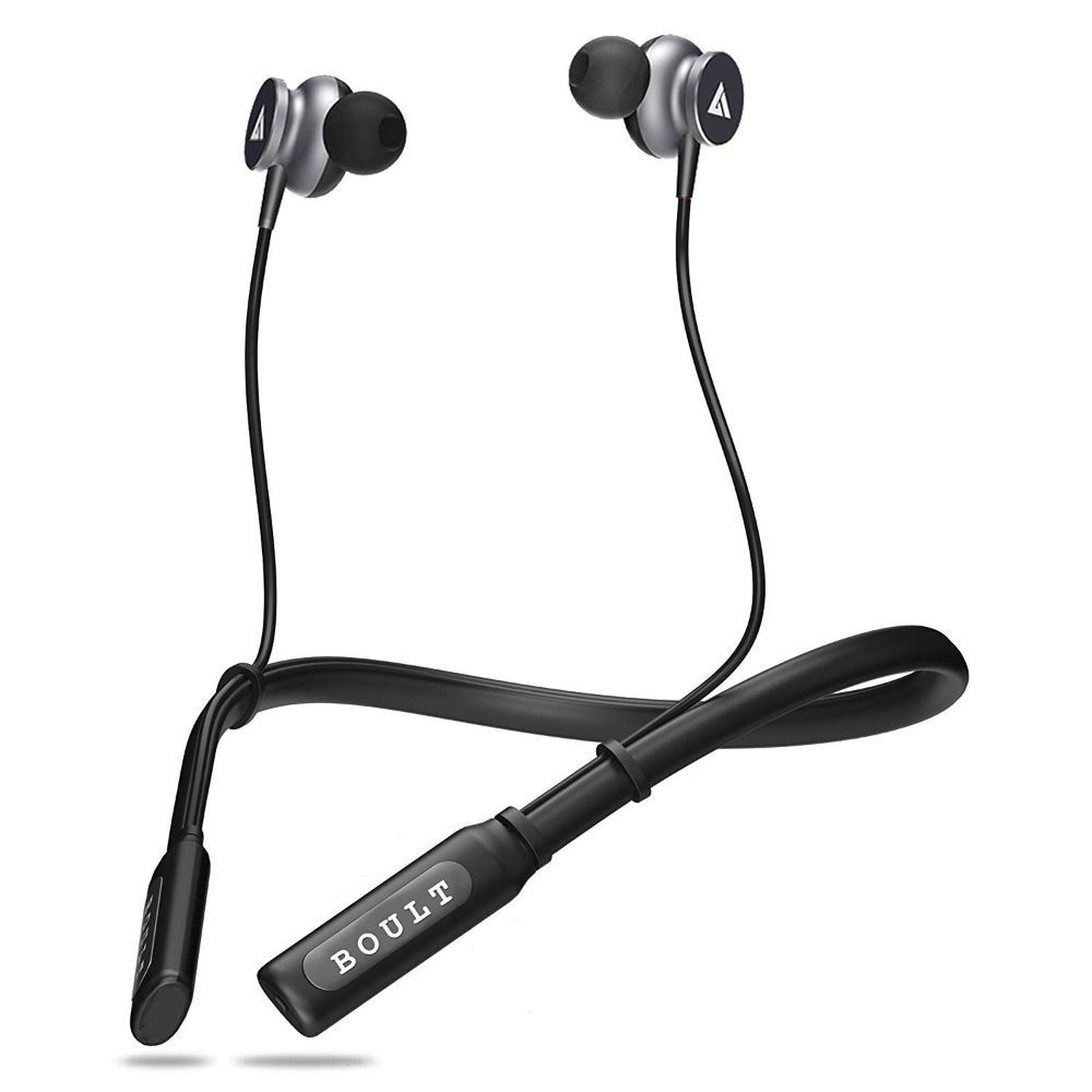 Boult Audio ProBass Curve Neckband in-Ear Wireless Earphones with Latest Bluetooth 5.0 (Black)