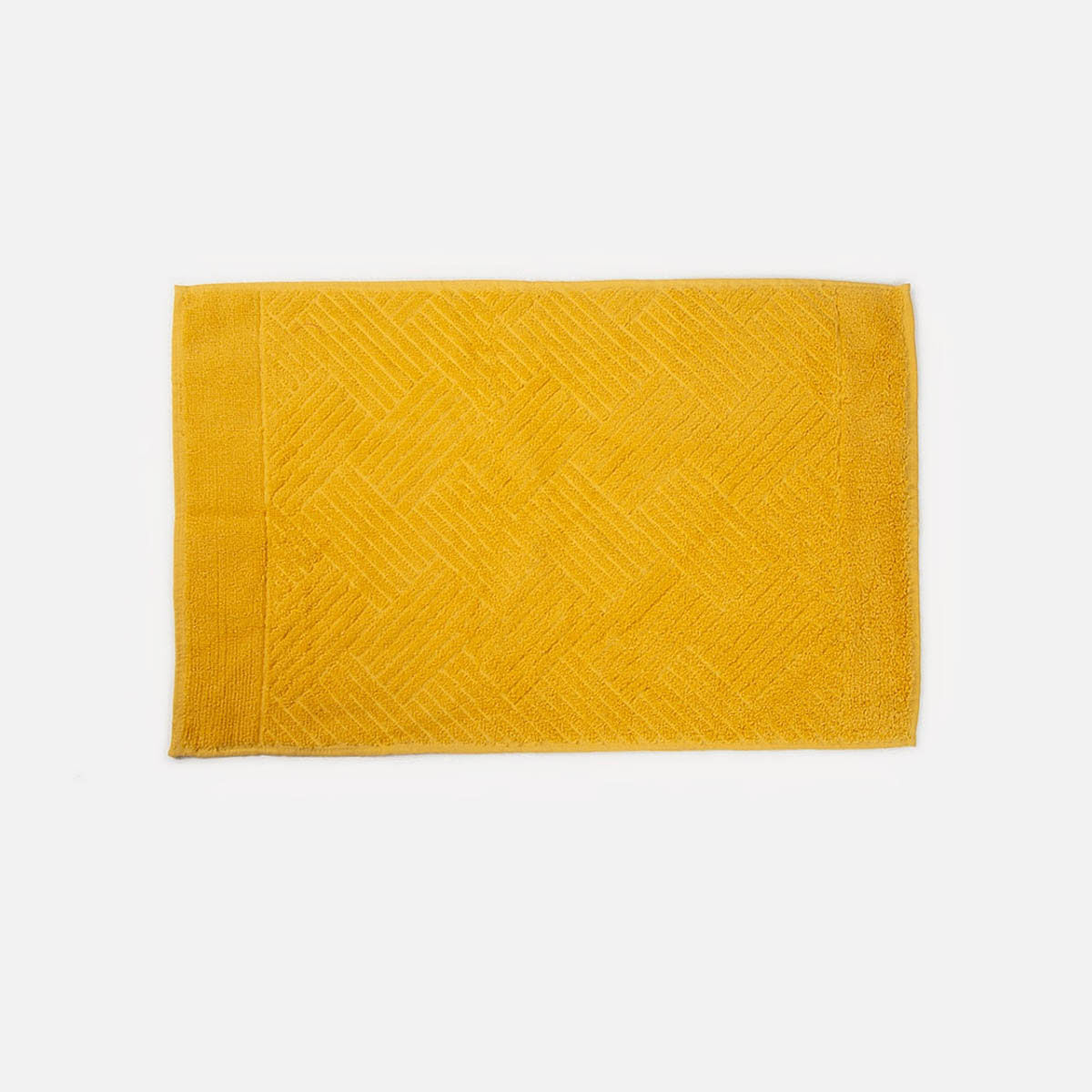 Buy Fabindia Yellow Palash Cotton Bath Towel Online