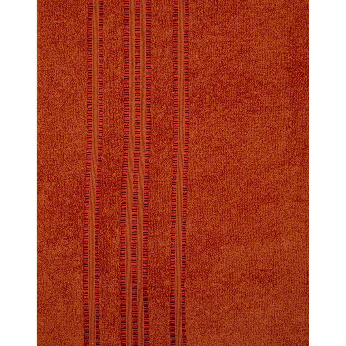 Buy Fabindia Rust Solid Ayan Woven Cotton Hand Towel Online