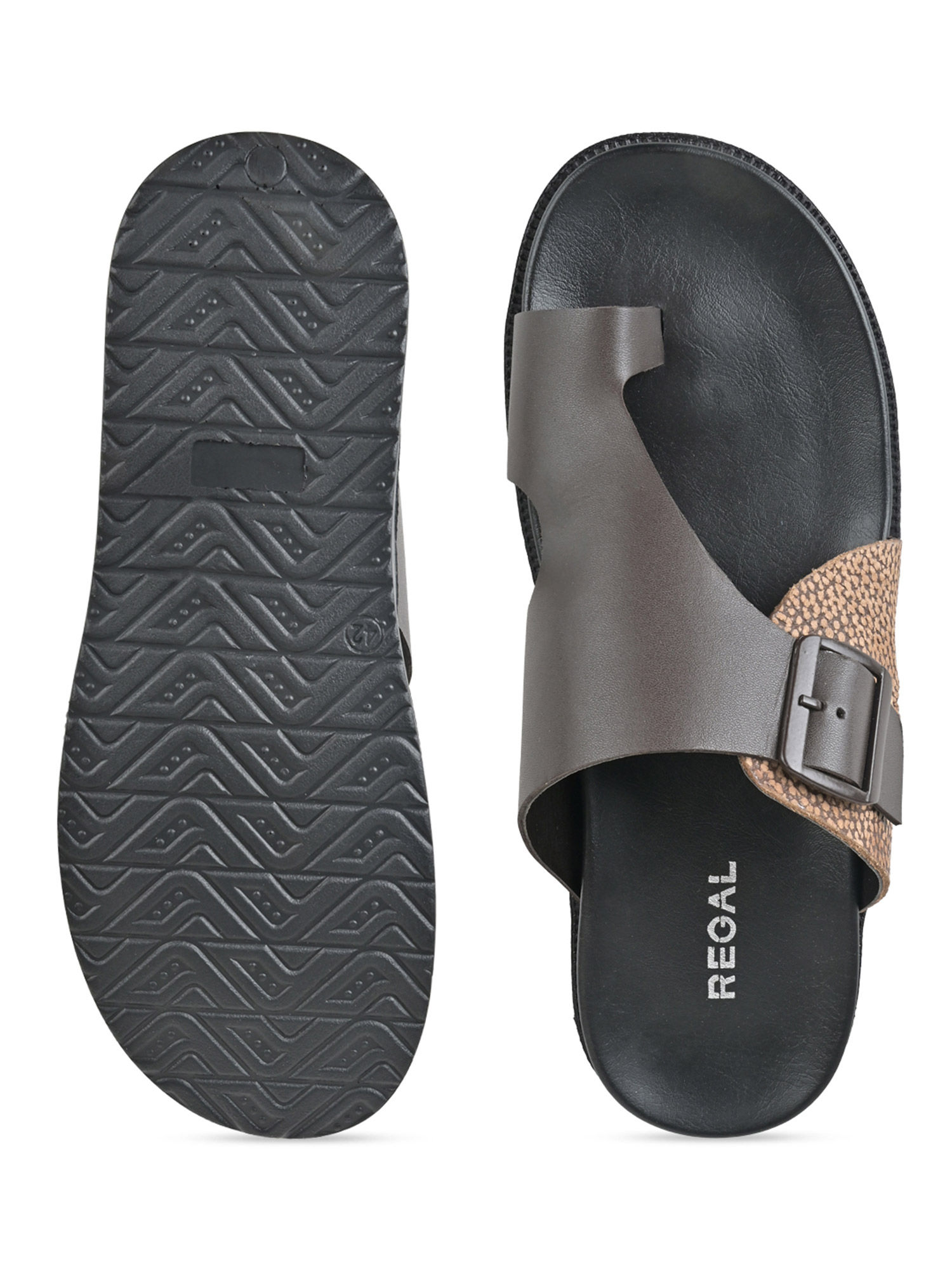 Mens leather online sliders